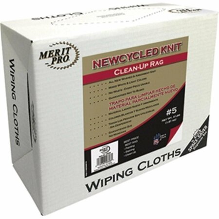 TOOL 99308 Newcycled Knit Clean Up Rag - Mixed No. 5 4 lbs. TO3574436